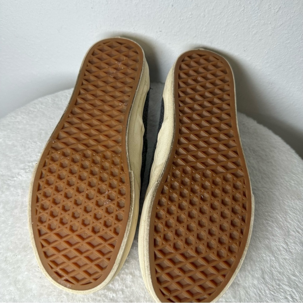 Vans Classic Gray Quilted Slip-On Loafers Canvas Unisex Men’s 5.0 Or Women’s 6.5 - Picture 13 of 15